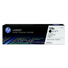 HP 128A 2-pack Black Original LaserJet Toner Cartridges